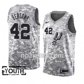 Camiseta Niños San Antonio Spurs Davis Bertans 42 2018-19 Nike Gris Swingman